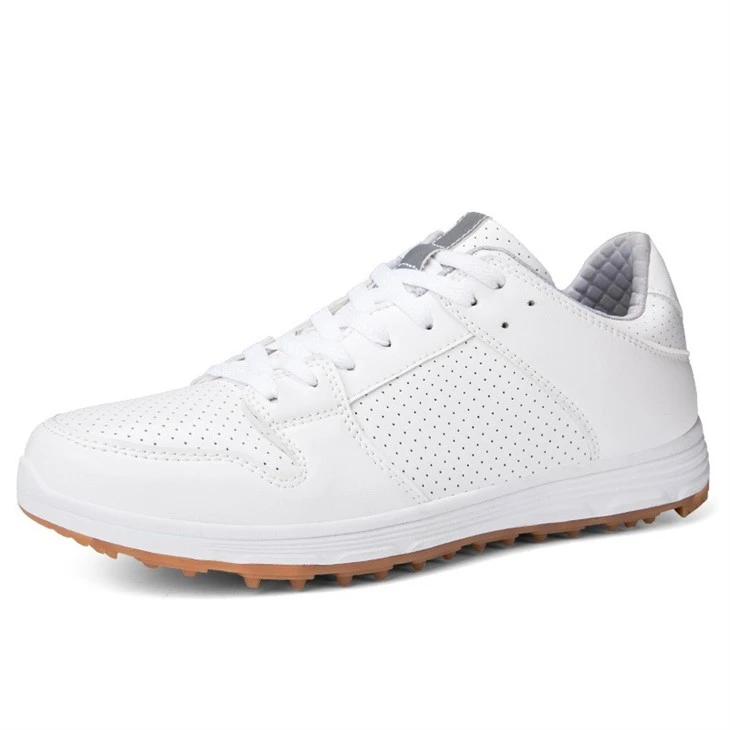 Mens Black Dingless Golf Shoes